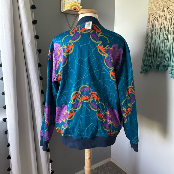 NWT! Disney Black Panther Wakanda Forever Reversible Adult Bomber Jacket Size L - Picture 5 of 9